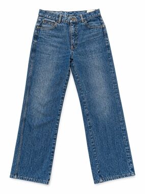 Vintage 70s Britannia Bootcut Jeans Made in Hong Kong 100% Cotton Denim